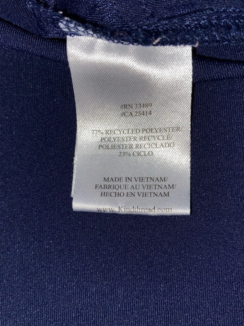 WHITE CROSS VIBE CRFT 3 PKT V-Neck Scrub Top in Navy Size Large - Picture 8 of 9